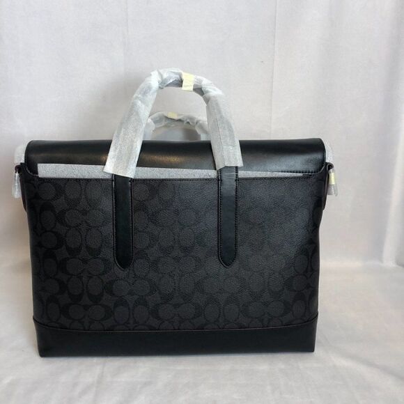 NWT COACH F77858  Hamilton Port Shadow Business Case signature Bag - Picture 8 of 14